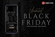 ANIMATED Black Friday Instagram Pack, a Social Media Template by Eviory (Thumbnail 1 of 11)