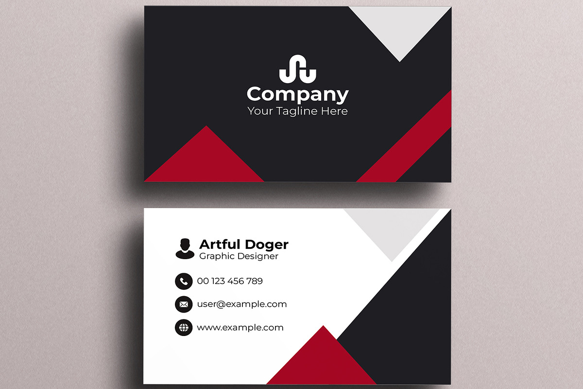 Business Card Design, a Business Card Template by MightyDesign (Photo 2 of 6)