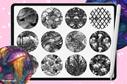 Procreate Stained Glass brushes, a Brush Add-On by Revabrush (Thumbnail 7 of 8)