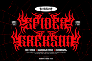 Spider Grekson - Artdeco Font, a Blackletter Font by Iqsiart Studio (Thumbnail 3 of 12)