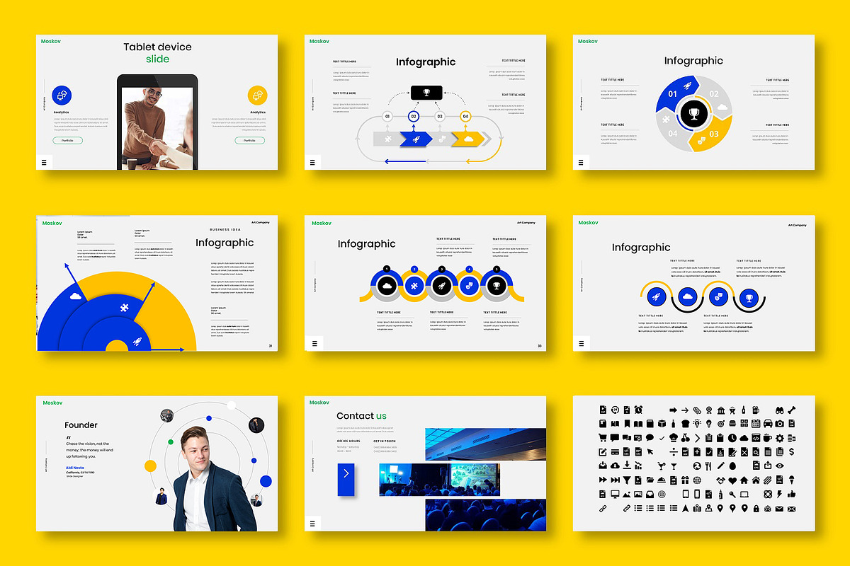 Moskov - Business Google Slide Templ, a Presentation Template by Dens Creative Studio (Photo 5 of 6)