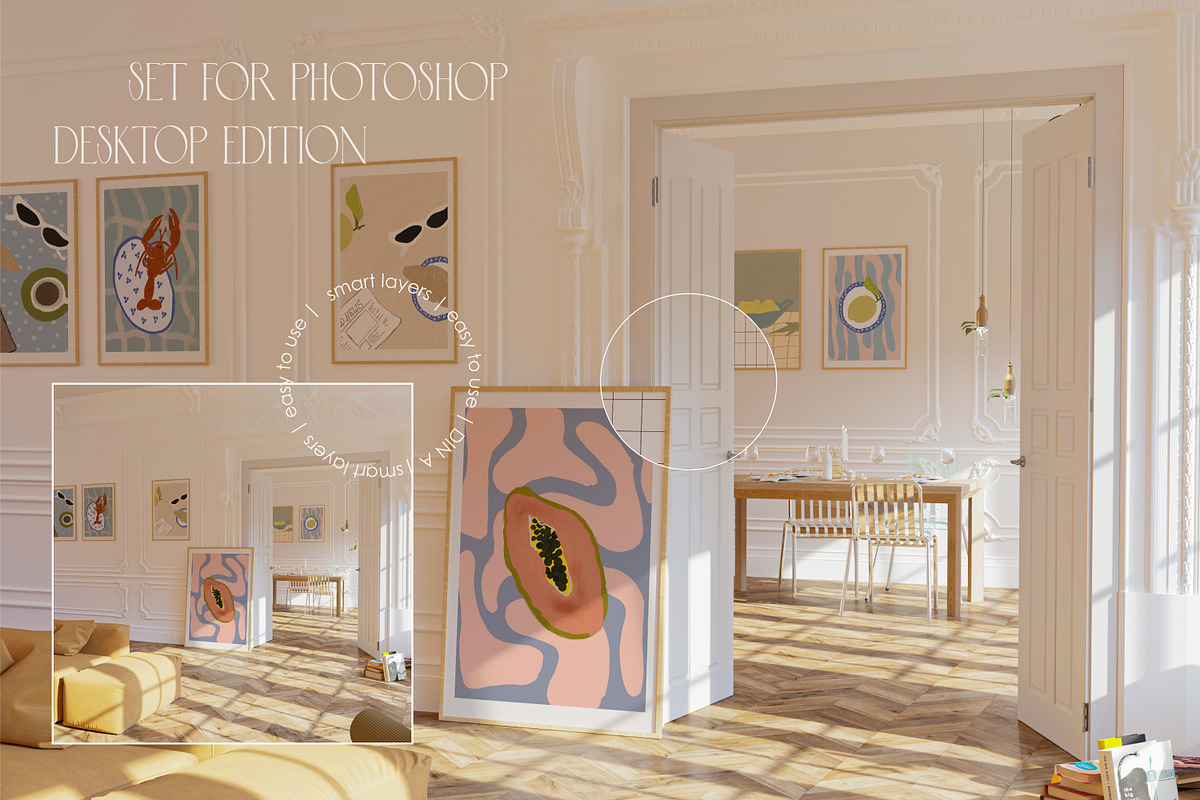 ADELE ROOM | Frame mockup set, a Household Mockup by yuliyuri.studio (Photo 17 of 44)