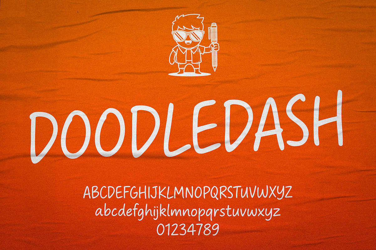 DoodleDash Playful Handwritten Font, a Handwritten Font by Redmixx Design (Photo 1 of 4)