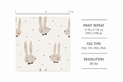 Mr. Rabbit, a Pattern Graphic by Olena Kuznietsova (Thumbnail 2 of 11)