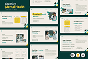 Creative Mental Health Google Slides, a Presentation Template by Iqsiart Studio (Thumbnail 1 of 3)