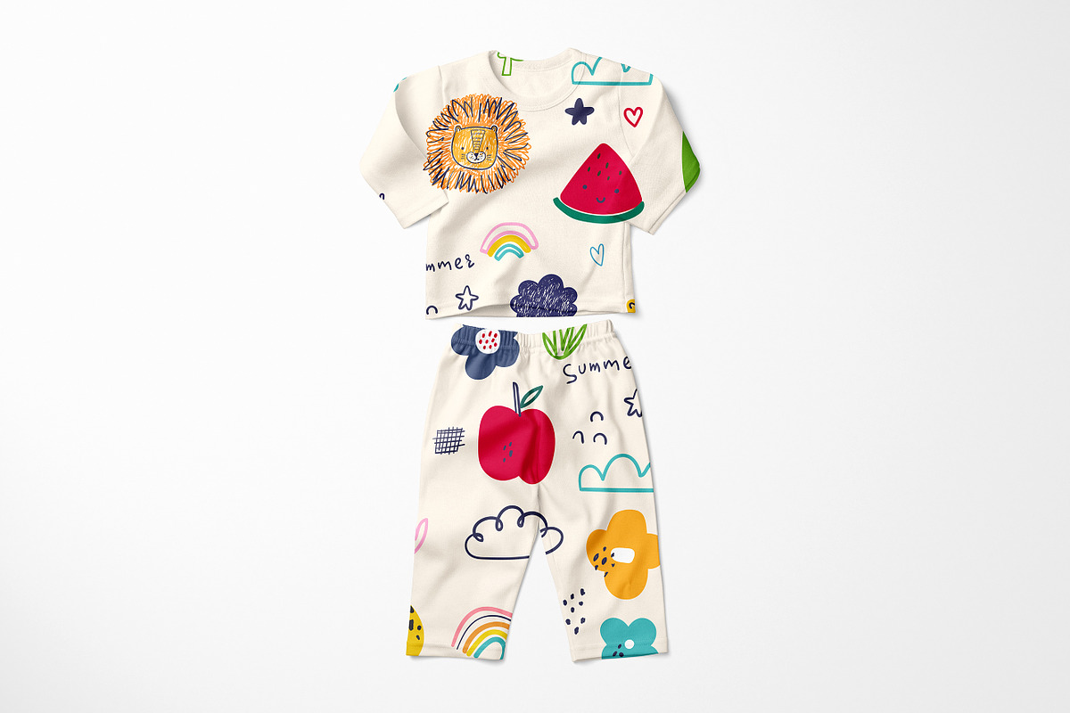Baby hand drawn animals collection, an Animal Illustration by MoleskoStudio (Photo 23 of 24)