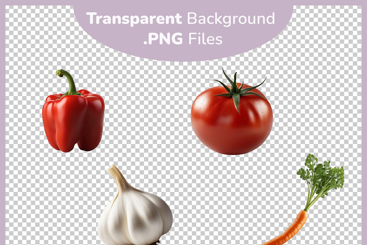 Vegetables - Photorealistic Bundle, a Food Illustration by Digital Dreamscaping (Photo 3 of 4)