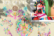 OTOMI mexican flowers animals BUNDLE, an Animal Illustration by CpandoShop (Thumbnail 6 of 9)