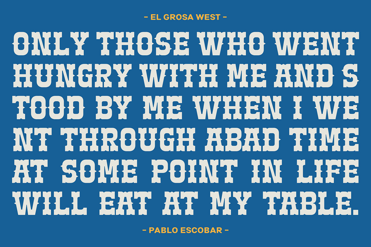 El Grosa, a Sans Serif Font by Fateh.Lab (Photo 12 of 15)