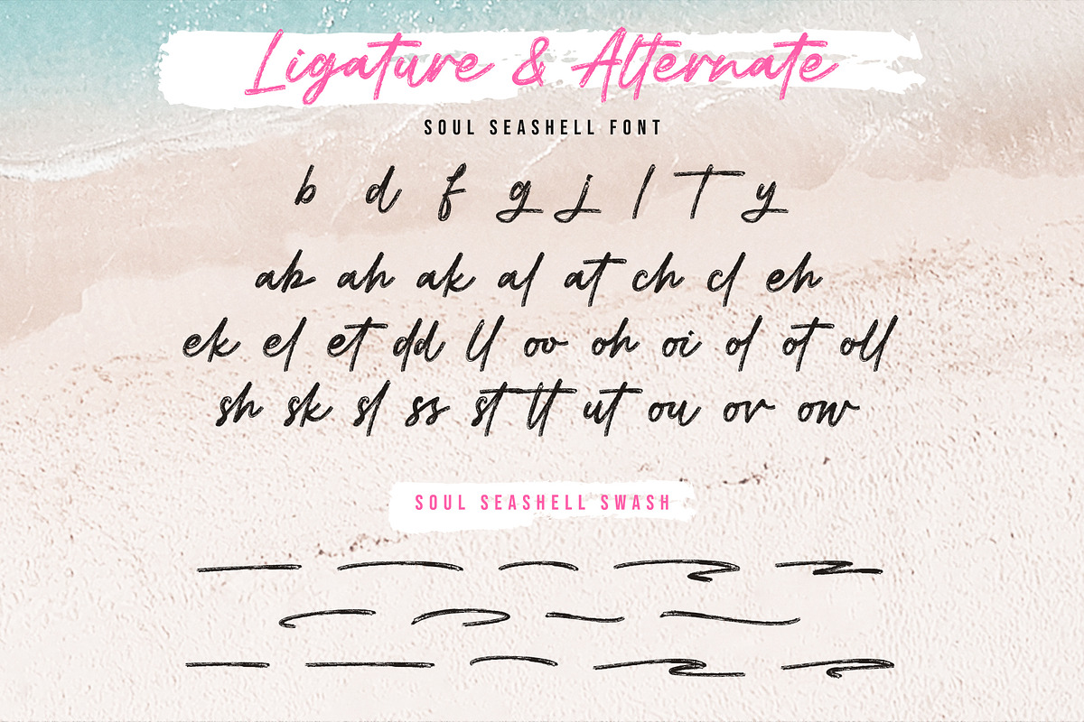 Soul Seashell - Brush Font, a Handwritten Font by Beautypes (Photo 7 of 8)