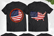 USA Vintage Badge Logos, a Branding & Logo Template by Graphicgo (Thumbnail 2 of 7)