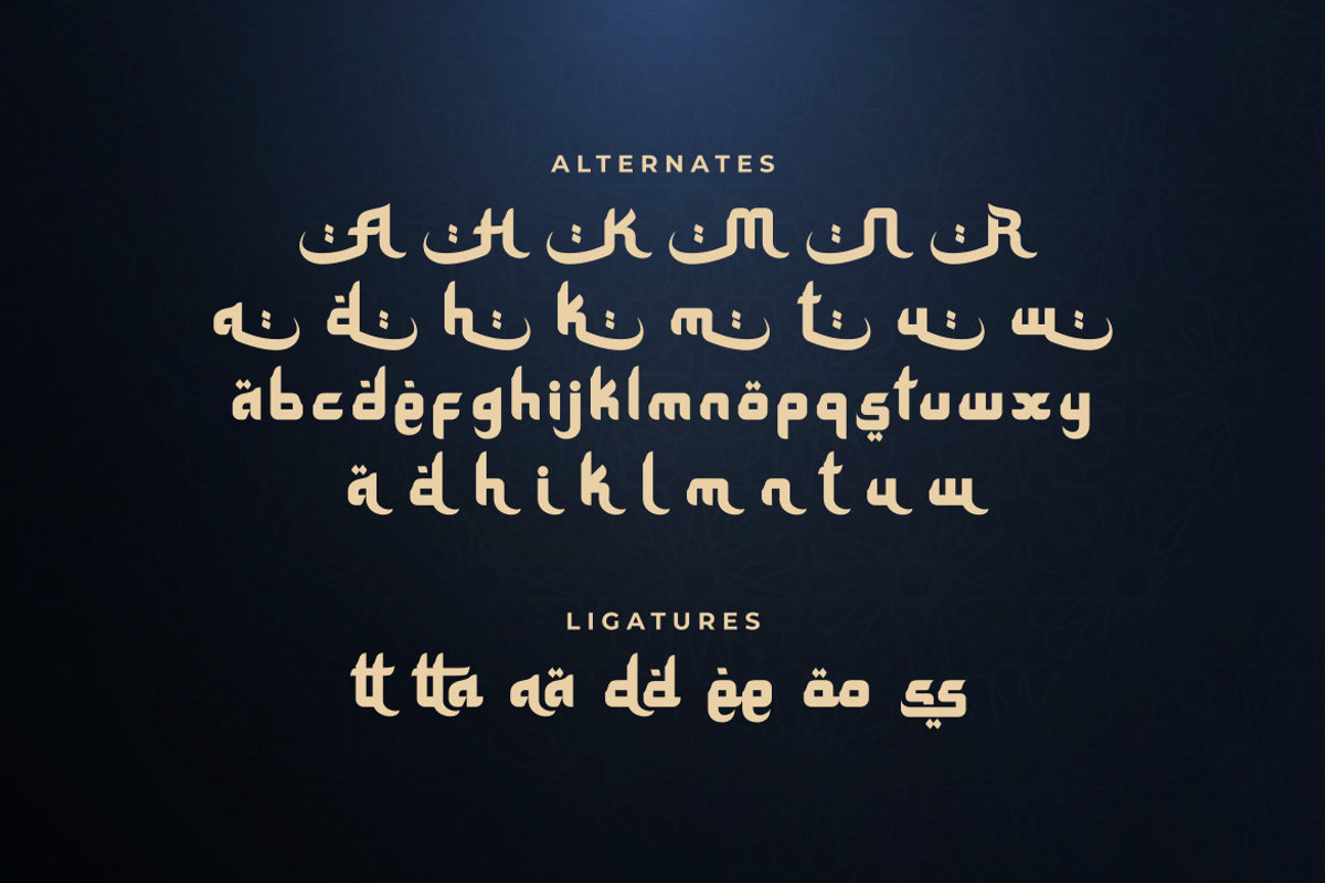 Special Ramadhan – Arabic Style Font, a Font by NURF Designs (Photo 5 of 10)