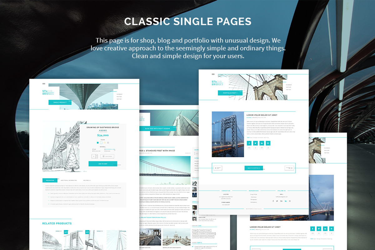 Studio Bridges - PSD Template, a Websites & App Template by FxofficeThemes (Photo 4 of 5)