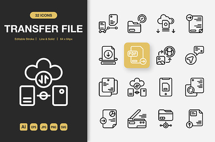 Transfer File Icons