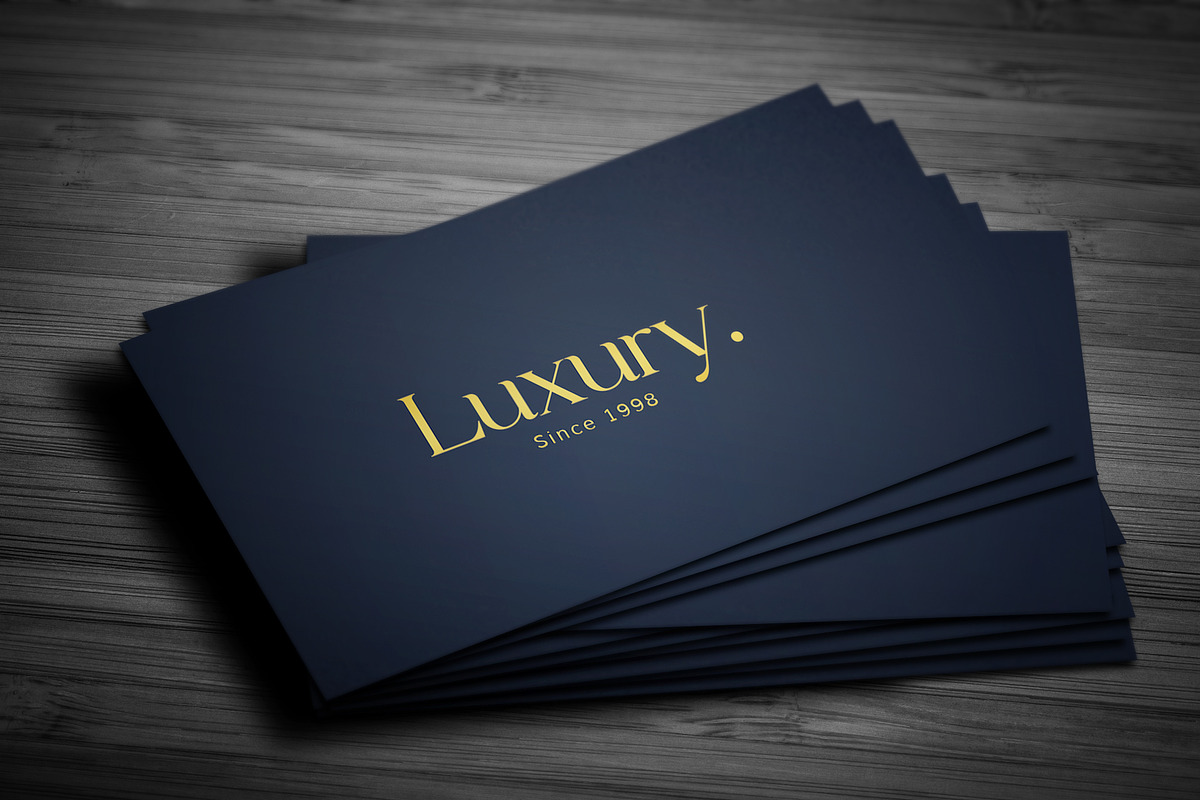 Luxurious Business Card, a Business Card Template by Saman Osama (Photo 1 of 4)