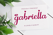 Gabriella, a Script Font by Letterafa Studio (Thumbnail 1 of 8)