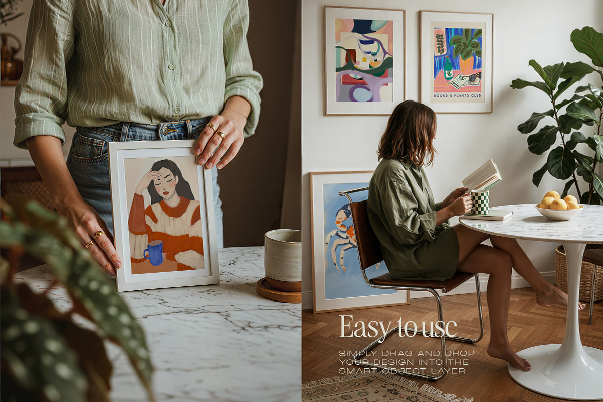 247 Frame and Card PSD Mockups, a Household Mockup by Salt Color Studio (Photo 54 of 71)