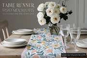 Table Runner with Smart Objects, a Product Mockup by mock-ups (Thumbnail 1 of 13)