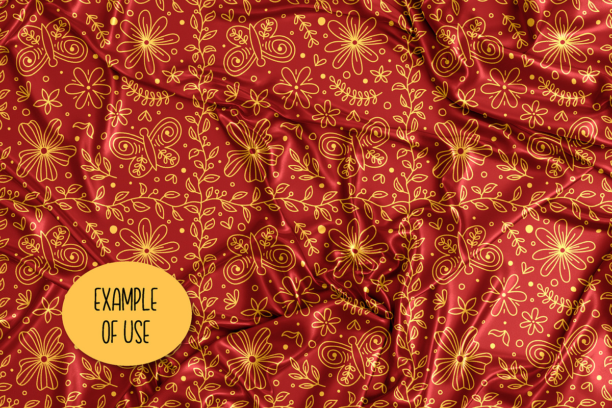 Whimsical Florals Patterns Clipart, a Pattern Graphic by AnnaViolet_store (Photo 14 of 14)
