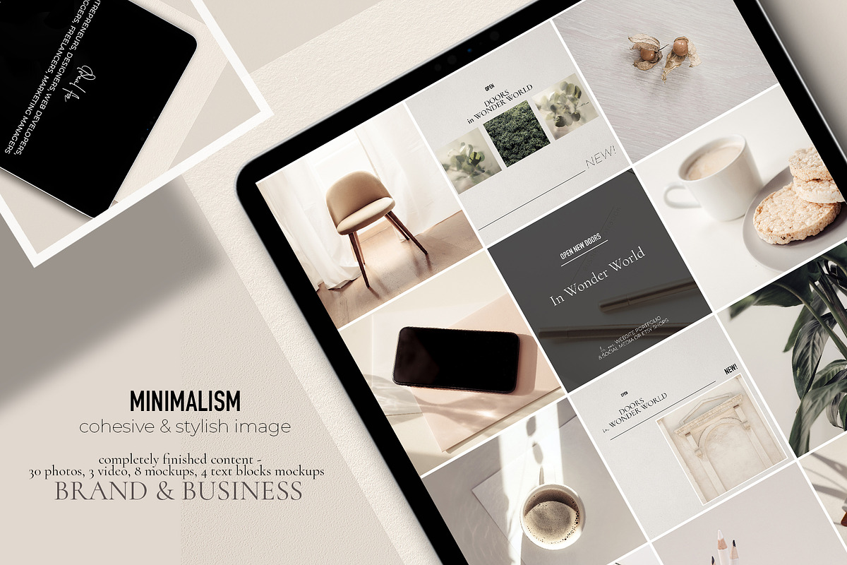 Minimalism. Feed №11, a Social Media Template by OntheMoon (Photo 3 of 10)