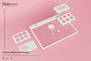 Screen Mockup of Social Network