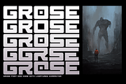 Grose - Futuristic Font, a Sans Serif Font by Linecreative (Thumbnail 4 of 9)