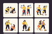 Volunteer Illustration Art Set, a Person Illustration by Vectors Market (Thumbnail 8 of 9)
