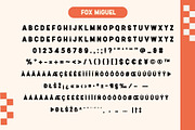 Fox Miguel 6 Fonts Style, a Symbol Font by Fox7 By Rattana (Thumbnail 6 of 12)