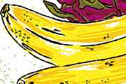 Botanical tropical fruits maximalist, a Pattern Graphic by NayaChu (Thumbnail 9 of 9)