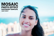 Mosaic Photo Effect, a Layer Style Add-On by alexdndz (Thumbnail 1 of 3)