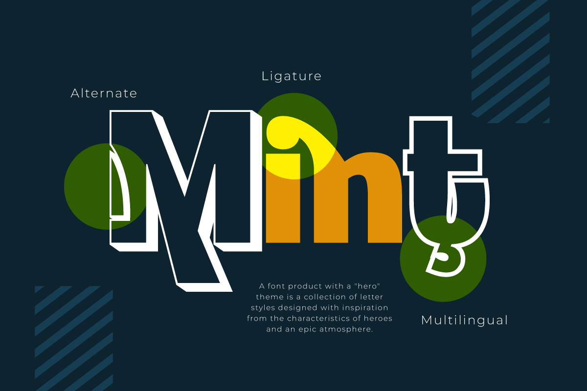 Bladus | Display Hero Font, a Sans Serif Font by twinstd (Photo 3 of 13)