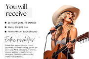 Country Music Western png clipart, a Person Illustration by ThatsDesignArt (Thumbnail 2 of 9)