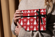 Red & White Nordic Christmas, a Pattern Graphic by Pattern Whimsy (Thumbnail 5 of 10)