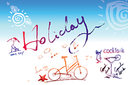 Summer holiday Hand-drawn collection, an Illustration by mollyli.ai (Thumbnail 2 of 2)