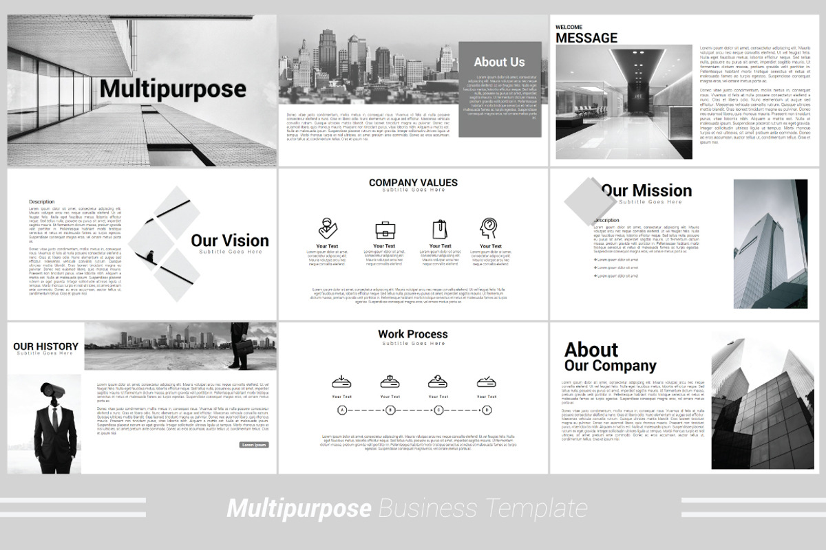 Multipurpose Powerpoint Template, a Presentation Template by Presentation Official (Photo 2 of 9)