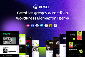 Vexa - Agency Portfolio WPTheme, a WordPress Template by AliThemes