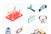 Studio Isometric Icon Set, a Duotone Icon by Vectors Market (Thumbnail 9 of 10)