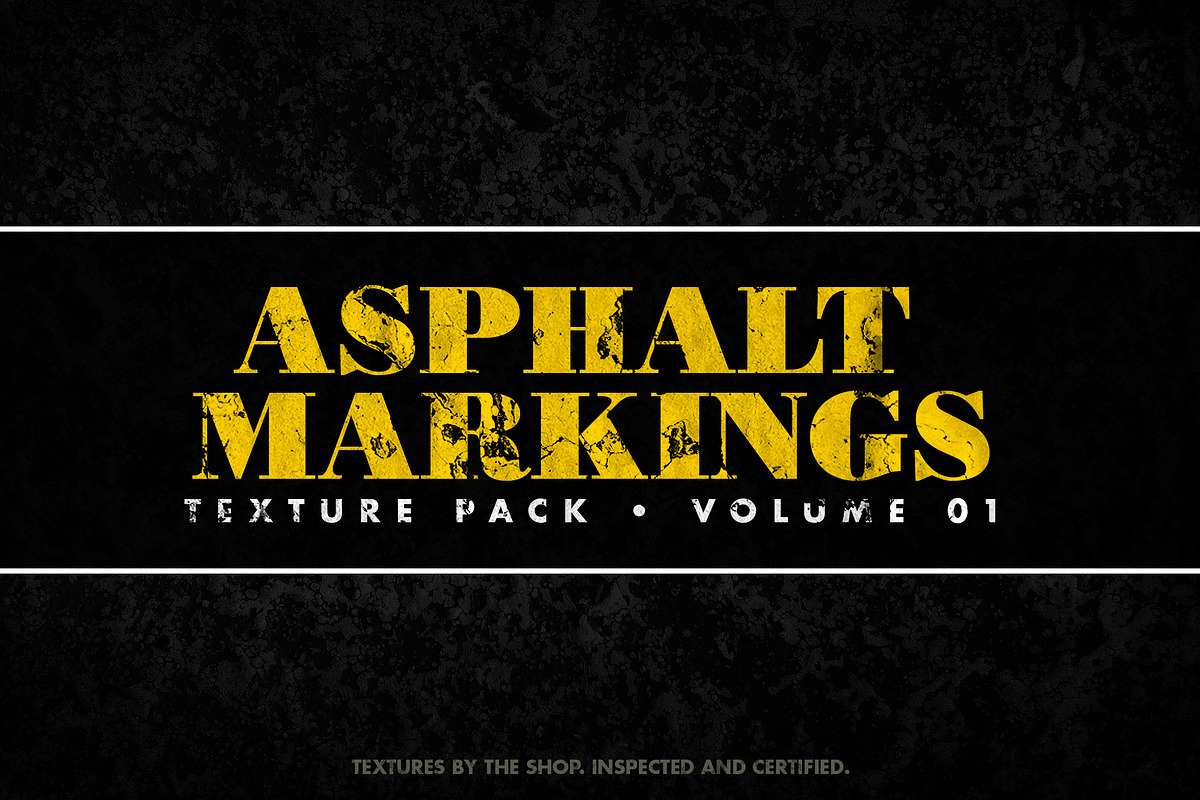 The Shop | Asphalt markings textures vol. 01