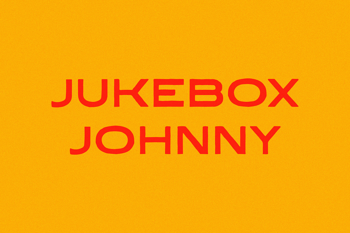 Jukebox Johnny I A Sans Serif Font, a Sans Serif Font by Taylor Penton (Photo 1 of 4)