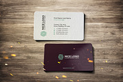 parquet business card, a Business Card Template by Indigo Graphic Shop (Thumbnail 3 of 8)
