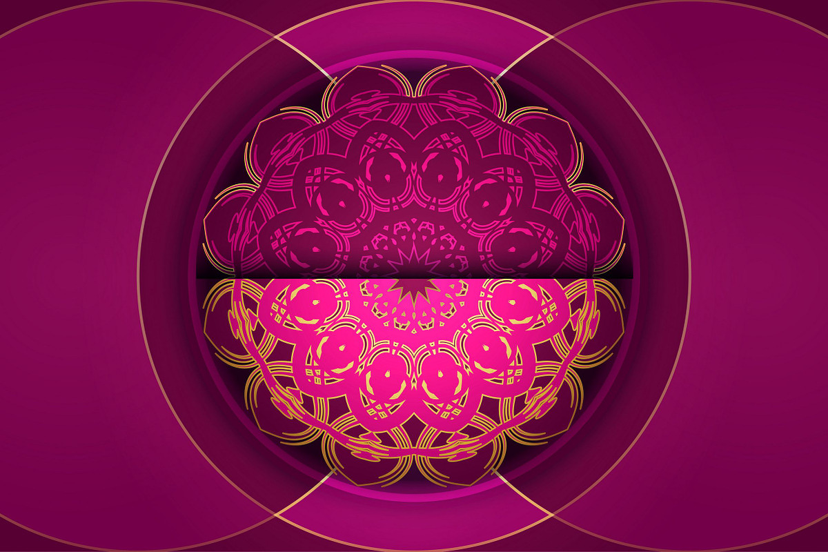 Mandala Circular Pattern Vector Pack, a Background Graphic by NJ Himel (Photo 84 of 95)
