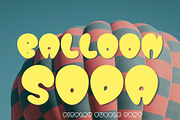 Bubble Display Font-Balloon Soda, a Handwritten Font by ZoloDesignHub (Thumbnail 8 of 8)