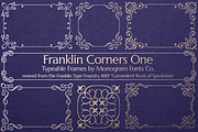 MFC Franklin Corners One, a Symbol Font by Monogram Fonts Co. (Thumbnail 1 of 7)
