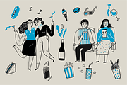 Hand drawn shopping & activities, a Person Illustration by Huza Studio (Thumbnail 8 of 9)