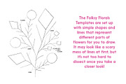 Folksy Wreaths & Bouquets Templates, an Illustration by On the Mark Designs (Thumbnail 4 of 16)