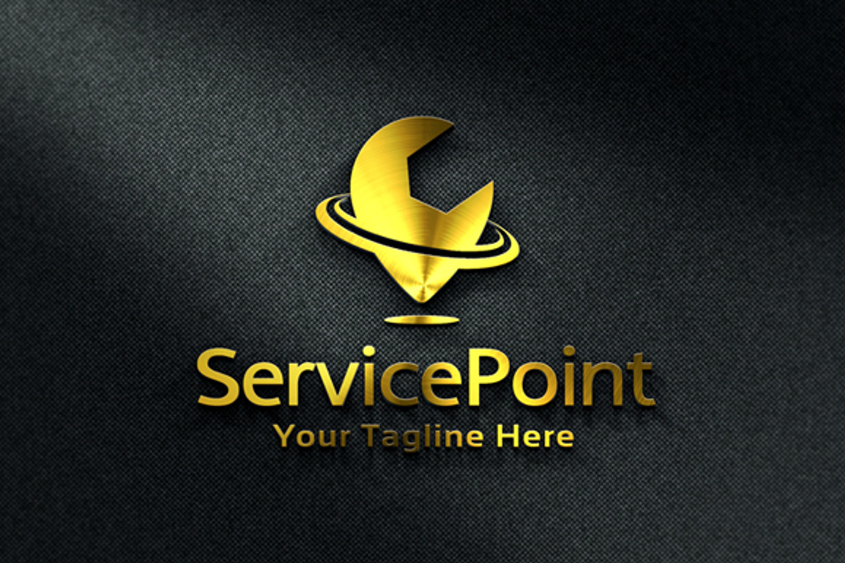 Service Point Logo Template, a Branding & Logo Template by gunaonedesign