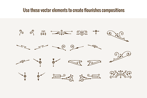 Flourishes Vector Kit N9