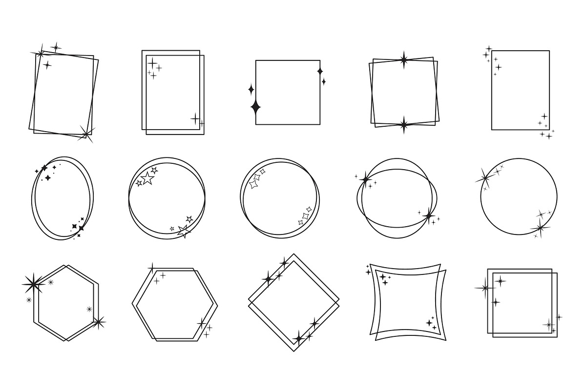 Sparks and stars frames, an Object Graphic by Tati_Kli (Photo 3 of 3)