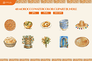 48 Morocco Culture Clipart Bundle, an Object Illustration by PeetalyStudioDesigns (Thumbnail 2 of 5)