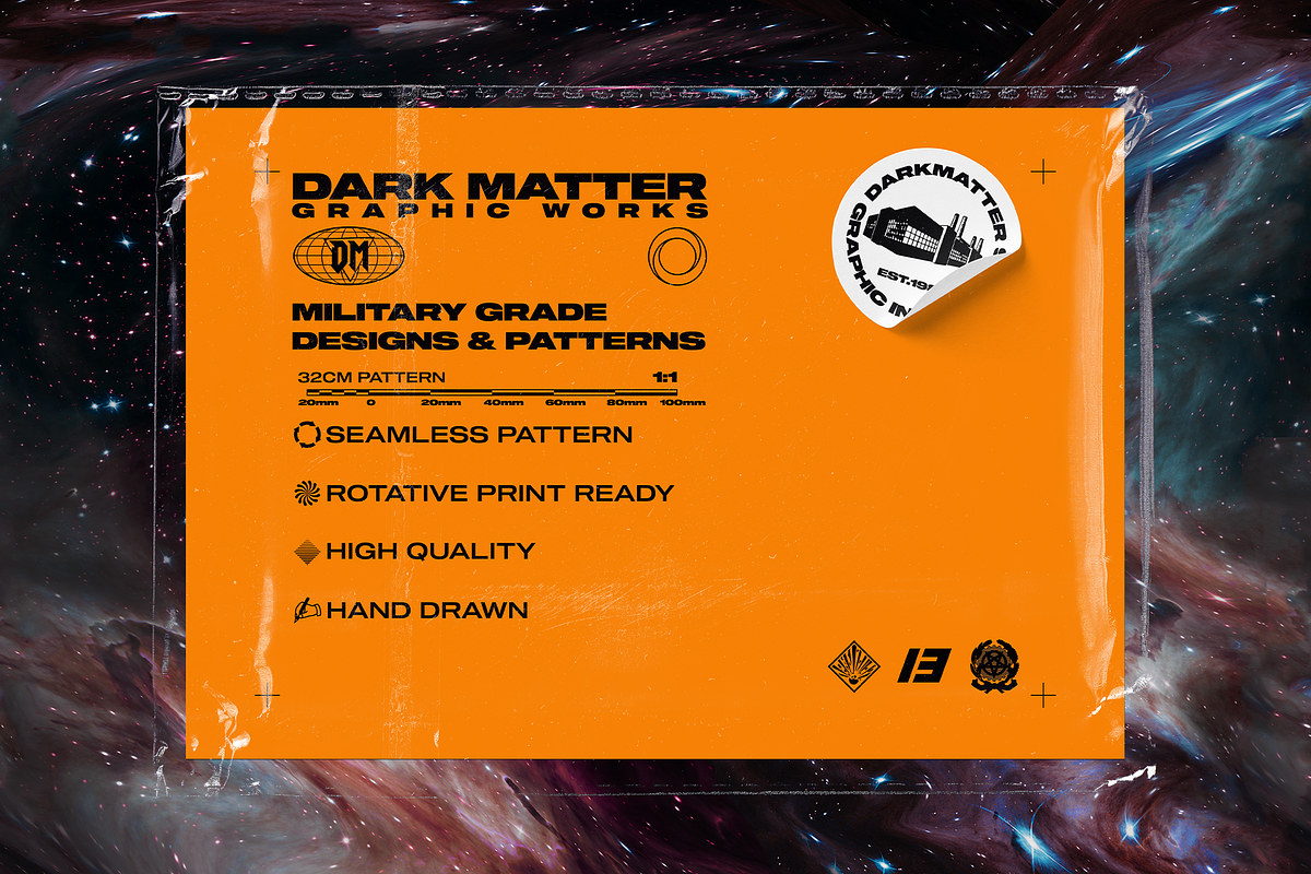6x Space seamless pattern bundle, a Pattern Graphic by darkmatter_graphicworks (Photo 17 of 18)